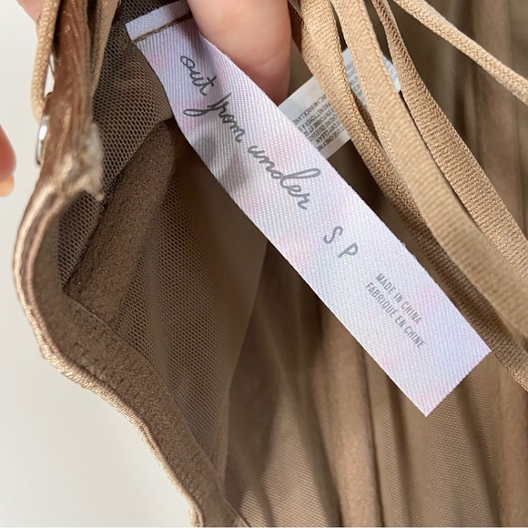 NWT Urban Outfitters Out from Under Gold Cutout Corset Top | Small - Picture 9 of 10